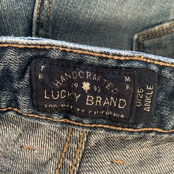 LUCKY Brand Blue Wash Stretch Low Rise Lolita Skinny jeans Size 0/25 - Picture 10 of 14